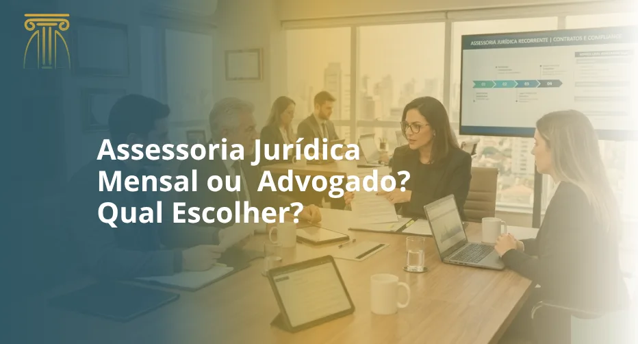 assessoria juridica mensal ou advogado - qual escolher